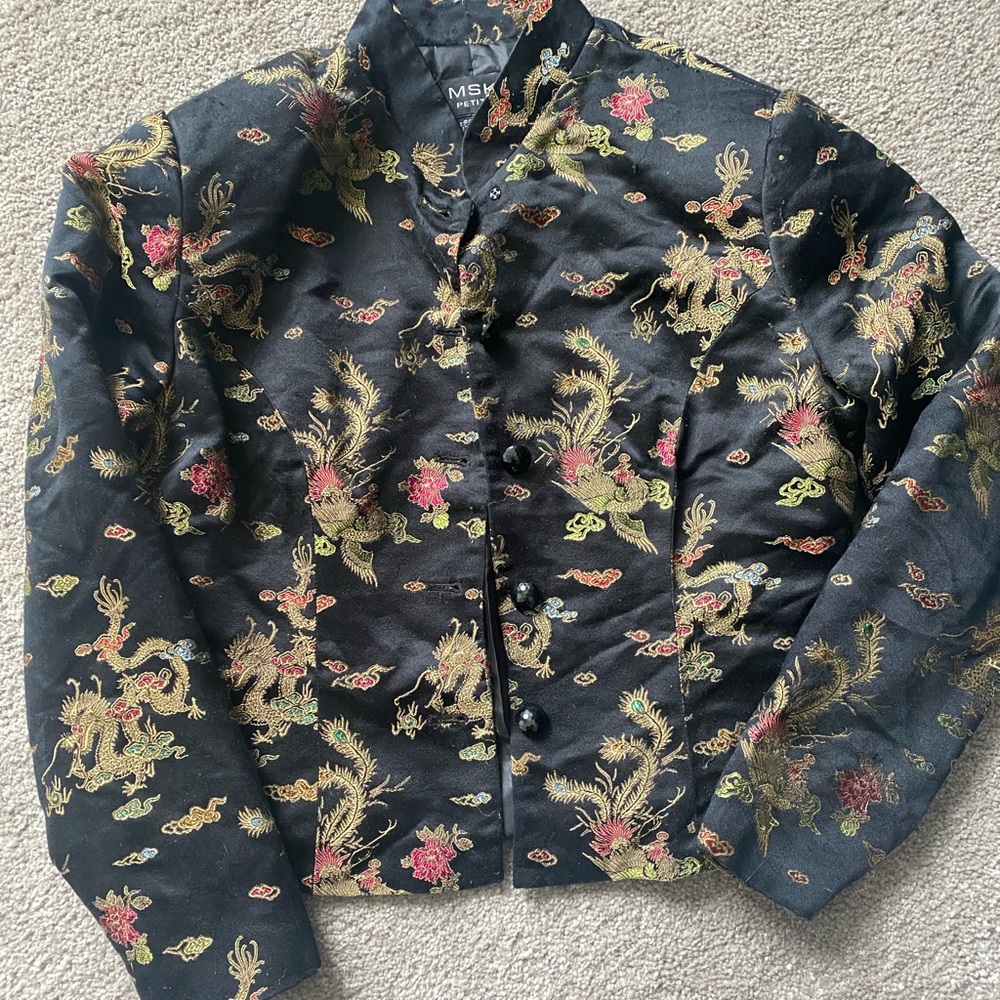 Chinese dragon blazer jacket